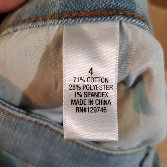 Bit & Bridle Shorts Womens Size 4 Light Blue Denim Classic Stretch *NWT* - Picture 4 of 11